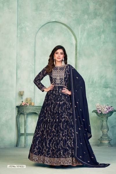 ANJUBAA VOL-16 GEORGETTE EMBROIDERY GOWN MANUFACTURER IN INDIA